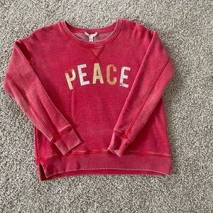 America Eagle Christmas Sweatshirt size xs